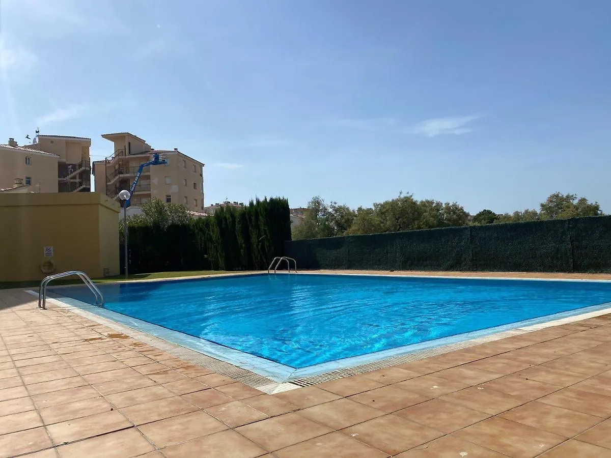 Luminoso Apartamento Con Piscina, Terraza Y Parking, Cerca De La Playa En Santa Margarida - Es-228-125 Roses Apartament